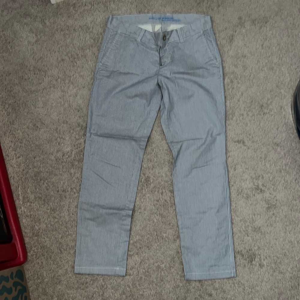 GAP Pinstriped Khakis